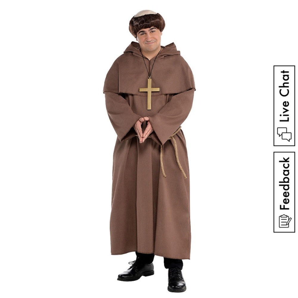 Adult Friar costume. Like new!